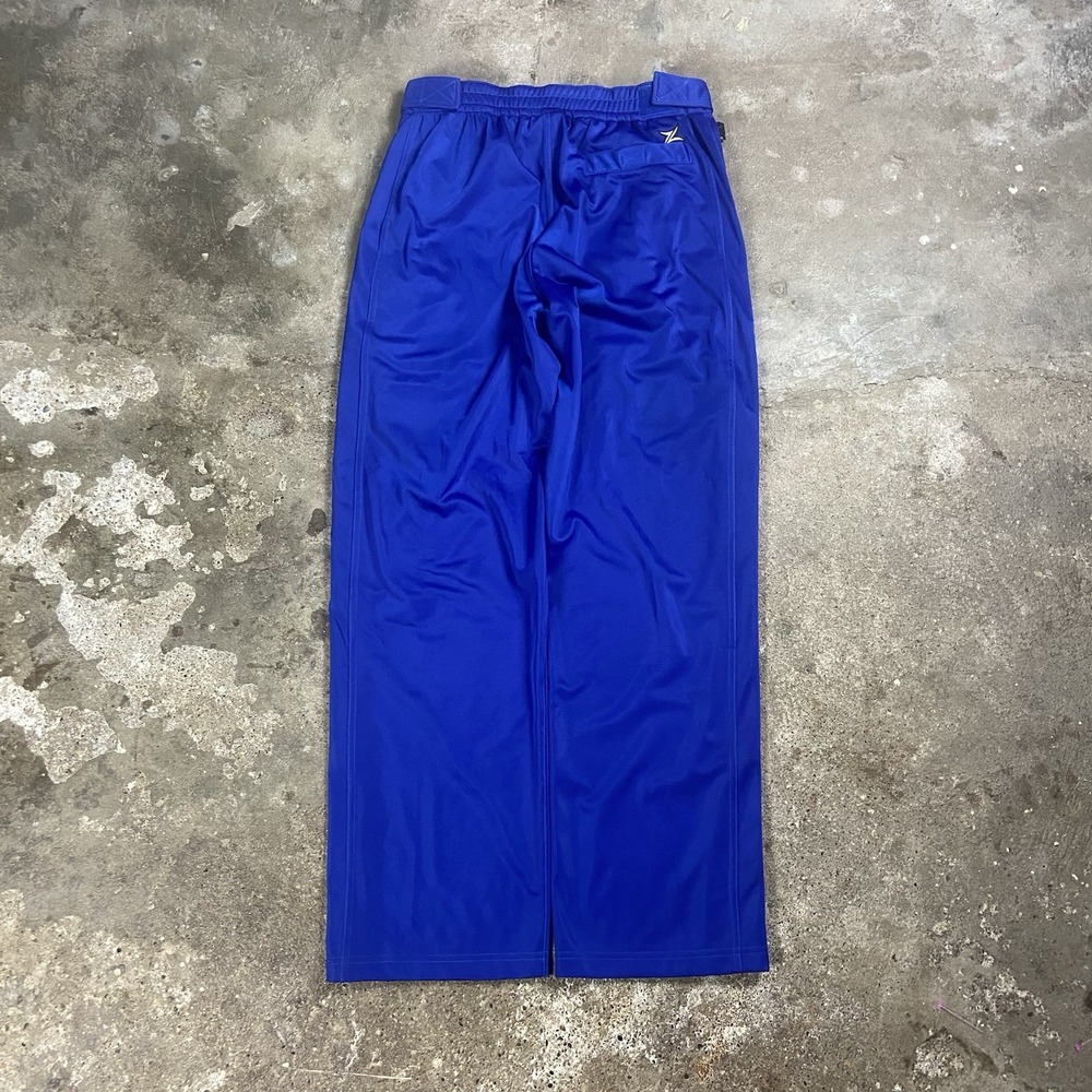 Detroit Pistons Zip Away Track Pants Size Large Blue Breakaway NBA Basketball - Picture 2 of 9